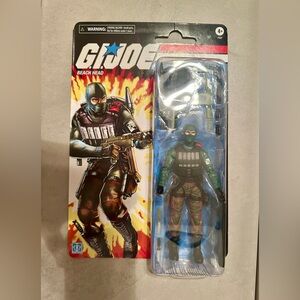 GI Joe Classified Series Retro Cardback Beach Head Collectible 6" NEW Hasbro